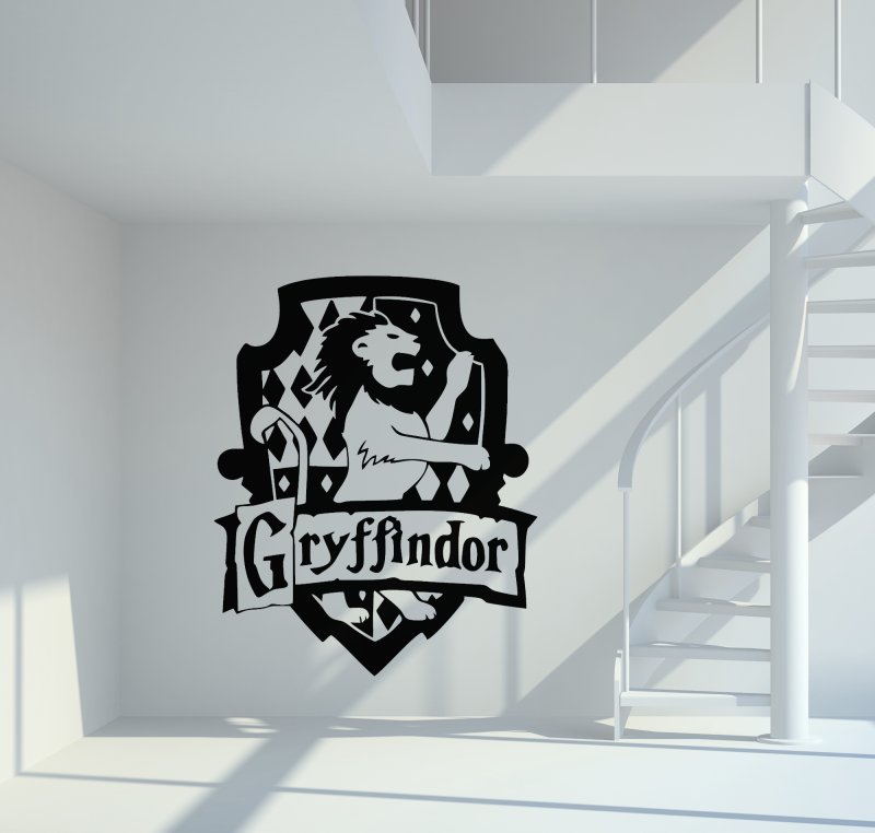 46014 Harry P. Gryffindor Wappen Wandtattoo